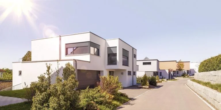 Rollladen im Haus integriert